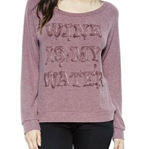 Lauren Moshi Wine is my Water Pullover